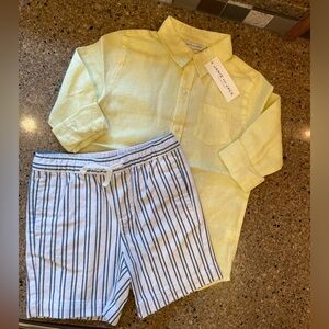 New Janie and Jack shorts and shirt